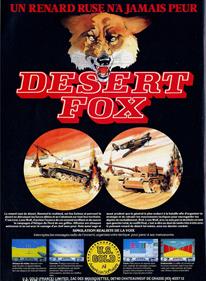 Desert Fox - Advertisement Flyer - Front Image