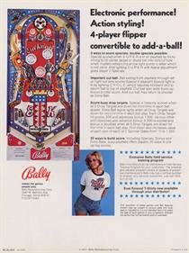 Evel Knievel - Advertisement Flyer - Back Image
