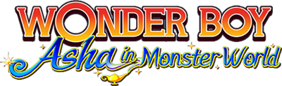 Wonder Boy Asha in Monster World - Clear Logo Image