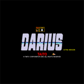 Darius Extra Version - Screenshot - Game Title Image