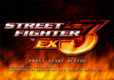Street Fighter EX3 - Screenshot - Game Title Image