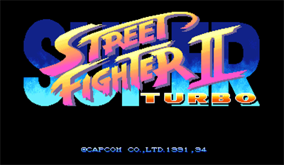 Super Street Fighter II Turbo - Screenshot - Game Title Image