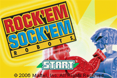 Rock'Em Sock'Em Robots - Screenshot - Game Title Image