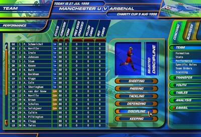 FA Premier League Manager 99 - Screenshot - Gameplay Image