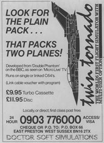 Twin Tornado - Advertisement Flyer - Front Image