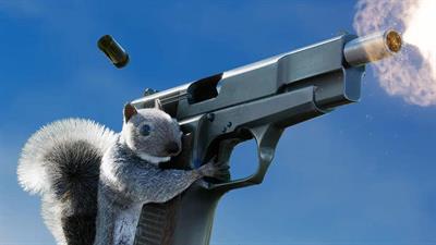 Squirrel with a Gun - Fanart - Background Image