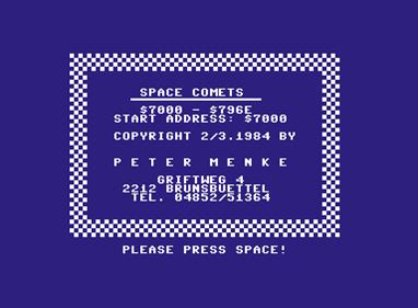 Space Comets - Screenshot - Game Title Image