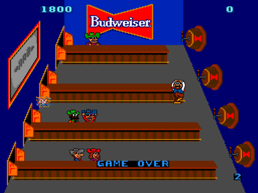 Tapper - Screenshot - Game Over Image