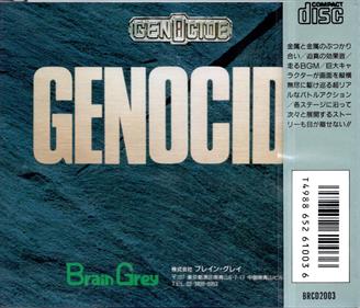 Genocide - Box - Back Image