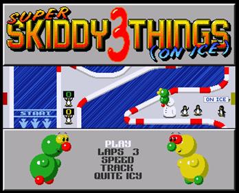 Super Skiddy 3: Things on Ice - Screenshot - Game Title Image