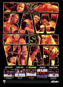 WWF Raw - Advertisement Flyer - Front Image