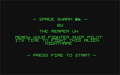 Space Swarm 64 - Screenshot - Game Title Image