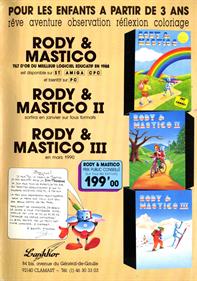 Rody & Mastico III - Advertisement Flyer - Front Image