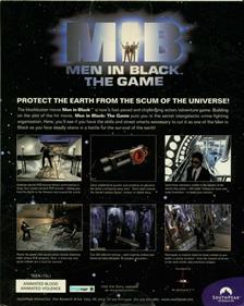 Men in Black: The Game - Box - Back Image