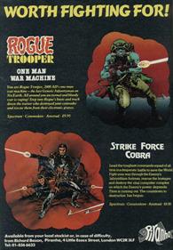 Rogue Trooper - Advertisement Flyer - Front Image