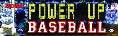 Power-Up Baseball - Arcade - Marquee Image