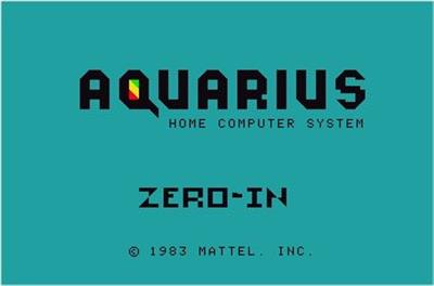 Zero In - Screenshot - Game Title Image