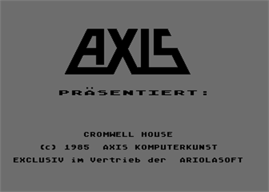 Cromwell House - Screenshot - Game Title Image