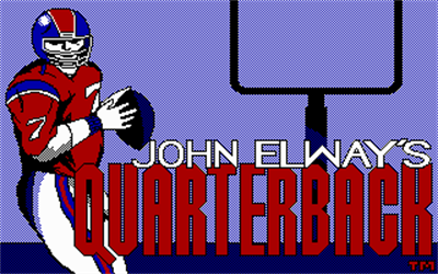 John Elway's Quarterback - Screenshot - Game Title Image