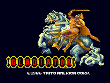 Gladiator (Taito) - Screenshot - Game Title Image