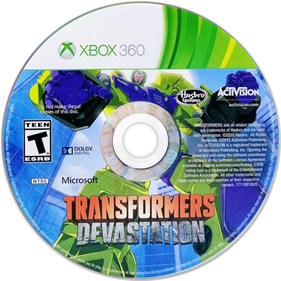 Transformers: Devastation - Disc Image