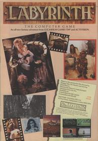 Labyrinth: The Computer Game - Advertisement Flyer - Front Image
