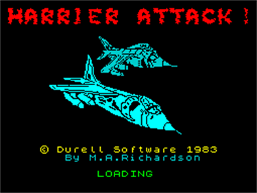 Harrier Attack! - Screenshot - Game Title Image