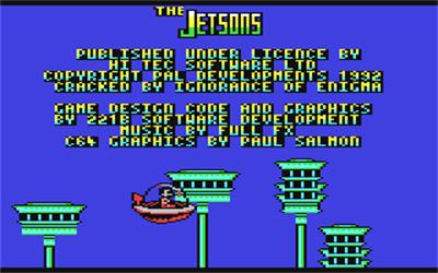Jetsons: The Computer Game - Screenshot - Game Title Image