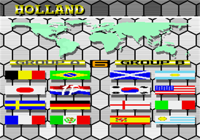 Tecmo World Cup '94 - Screenshot - Game Select Image