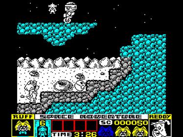 Ruff and Reddy in The Space Adventure - Screenshot - Gameplay Image