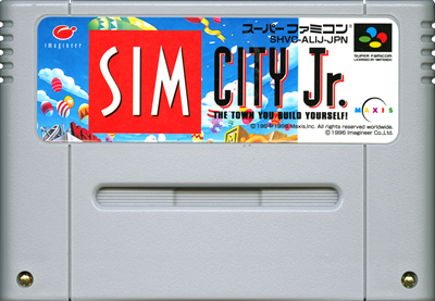 SimCity Jr: The Town You Build Yourself! - Cart - Front Image