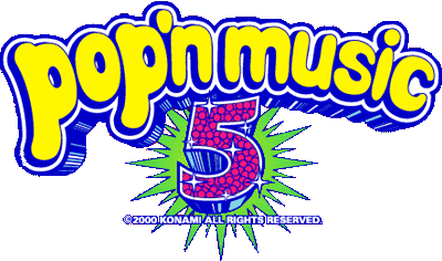 Pop'n Music 5 - Clear Logo Image