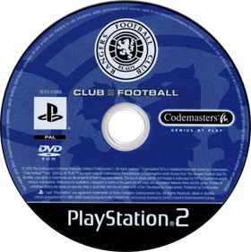 Club Football: Rangers FC - Disc Image