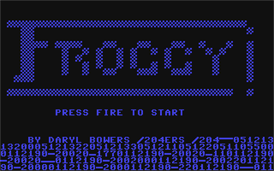 Froggy (Argus Specialist Publications) - Screenshot - Game Title Image
