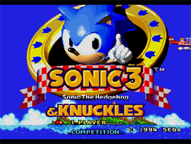 Sonic & Knuckles / Sonic the Hedgehog 3 - Screenshot - Game Title Image