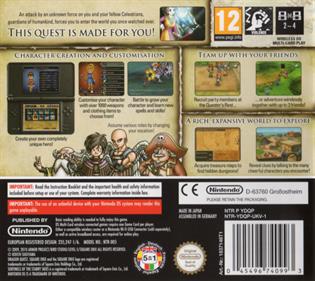 Dragon Quest IX: Sentinels of the Starry Skies - Box - Back Image