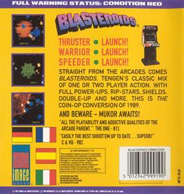 Blasteroids - Box - Back Image