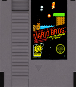 Strange Mario Bros. - Cart - Front