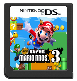 New Super Mario Bros. 3 - Fanart - Cart - Front Image