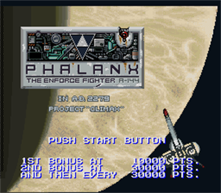 Phalanx - Screenshot - Game Title Image