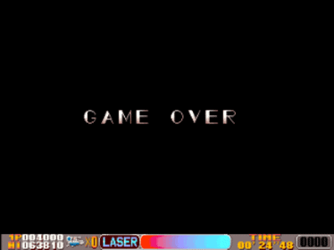 Cosmic Cop - Screenshot - Game Over Image