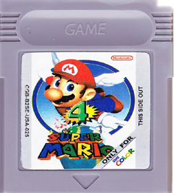 Super Mario 4 - Cart - Front Image