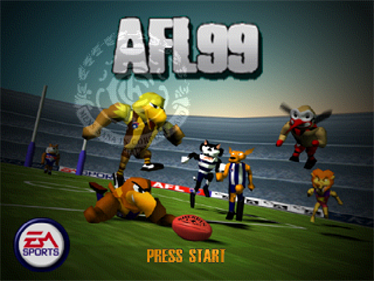 AFL 99 - Screenshot - Game Title Image