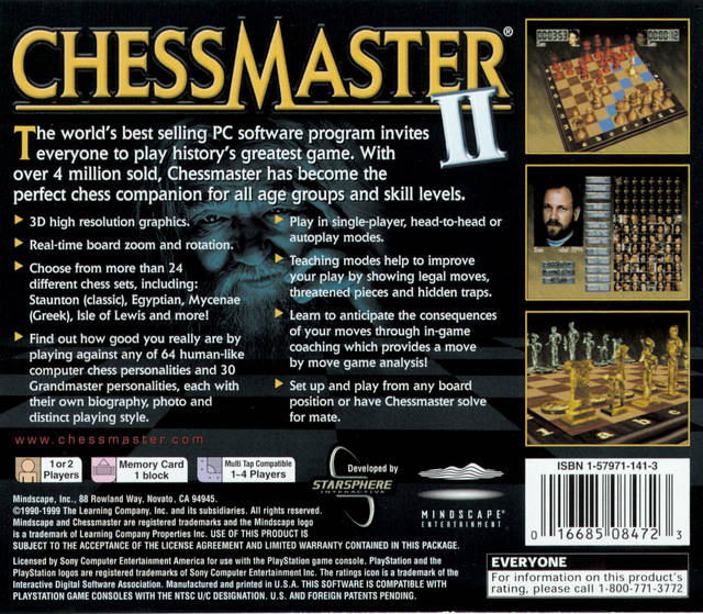  Chessmaster - PlayStation 2 : Video Games