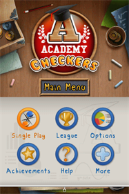 Academy: Checkers - Screenshot - Game Title Image