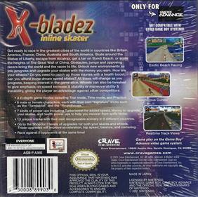 X-Bladez Inline Skater - Box - Back Image