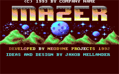 Mazer - Screenshot - Game Title Image