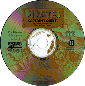 Pirates: Captain's Quest - Disc Image