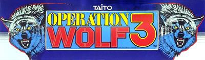 Operation Wolf 3 - Arcade - Marquee Image