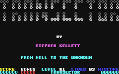 Transector - Screenshot - Game Title Image